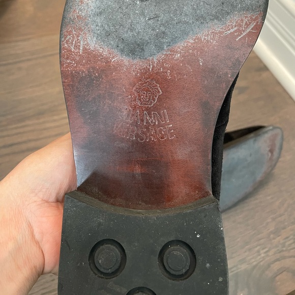 GIANNI VERSACE MENS SUEDE DRESS SHOES, STUNNING main image 11